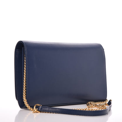Fendi Vitello Liberty Lucido F is Fendi Wallet on Chain Blueberry 3 of 8
