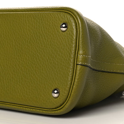 Hermes Taurillon Clemence Bolide 35 Chartreuse 10 of 10