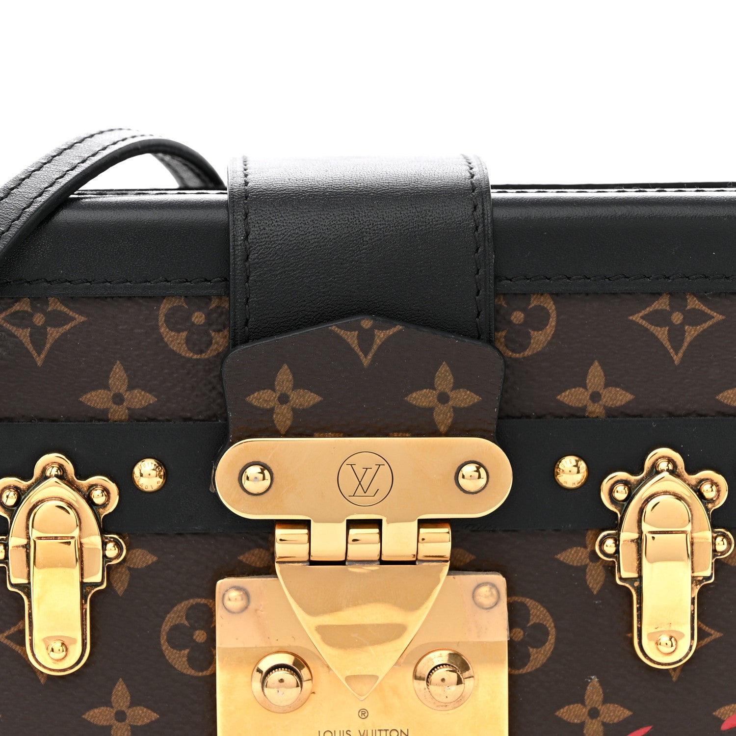 Louis Vuitton Monogram Petite Malle Black 7 of 17