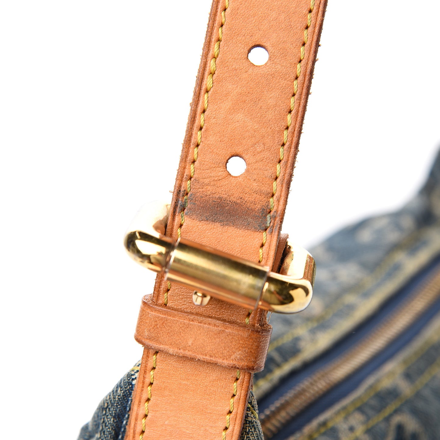 Monogram Denim Baggy PM Blue