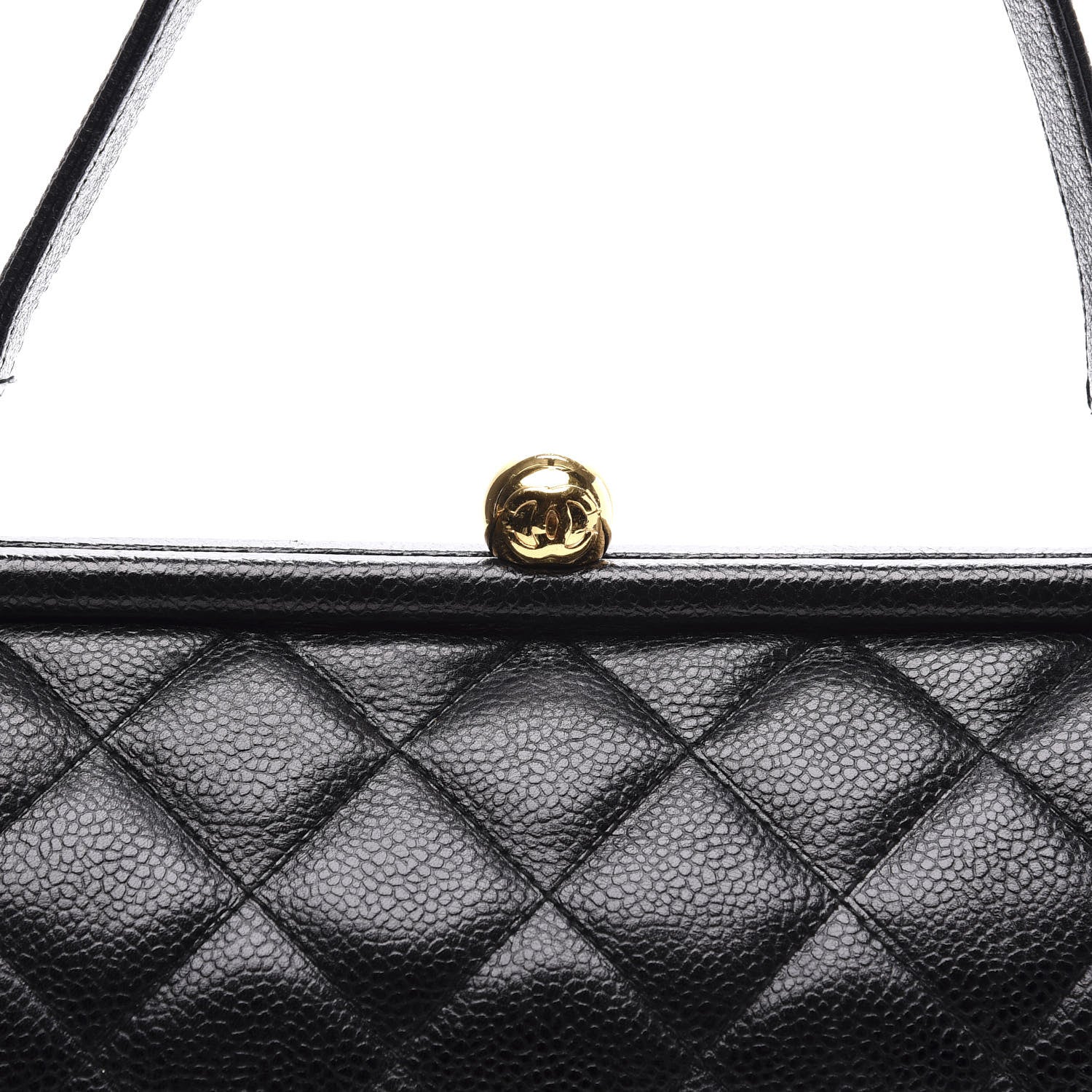 Chanel Caviar Quilted Frame Bag Black 11 of 11