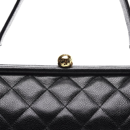 Chanel Caviar Quilted Frame Bag Black 11 of 11