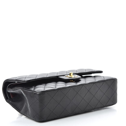 Chanel Lambskin Quilted Medium Double Flap Black 4 of 13