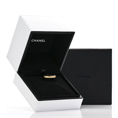 Chanel 18K Yellow Gold Mini Coco Crush Ring 55 7.25 6 of 6