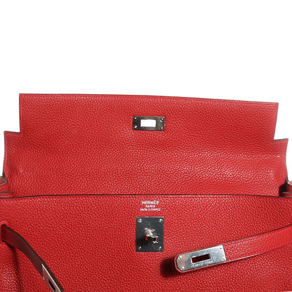 Hermes Togo Kelly Retourne 35 Rouge Casaque 12 of 28