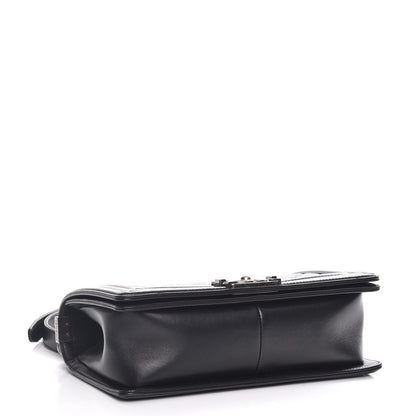 Chanel Lambskin Quilted Medium Boy Flap Black 4 of 8