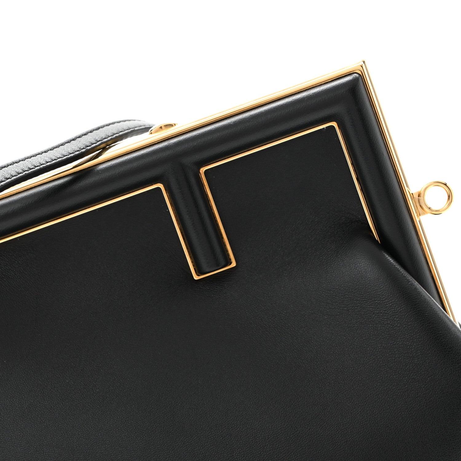Fendi Shiny Nappa Small Fendi First Black 8 of 10
