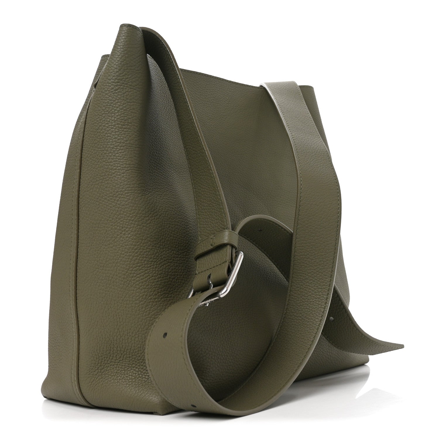 Louis Vuitton LV Touch Calfskin Reversible Verso Hobo H38  Khaki Green 4 of 10