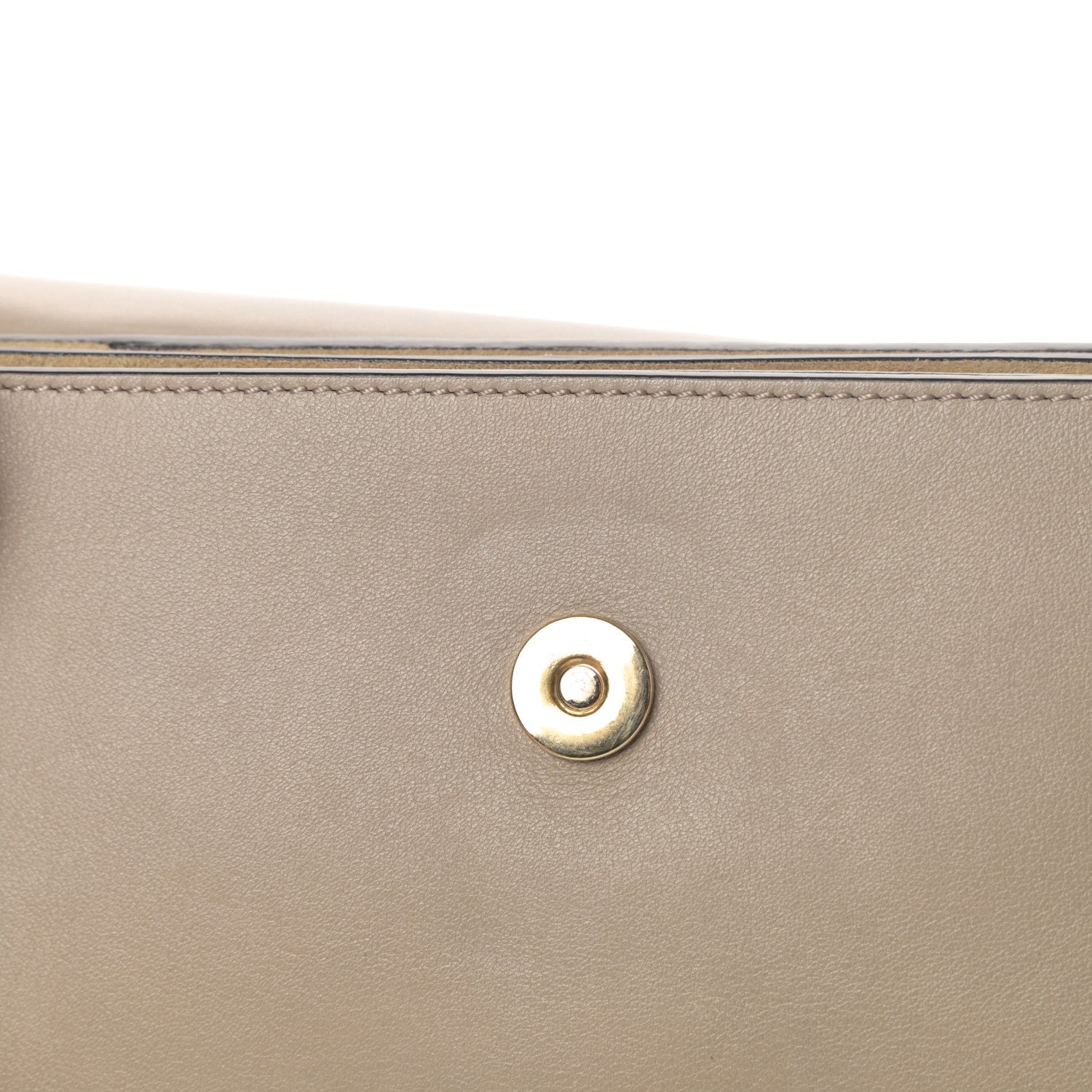 Chloe Suede Calfskin Small Faye Shoulder Bag Motty Grey 15 of 15