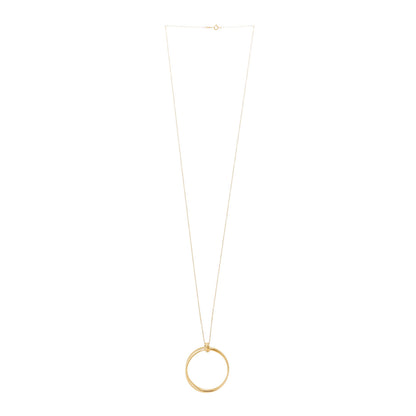 Tiffany 18k Yellow Gold Paloma Picasso Large Melody Circle Pendant Necklace 3 of 6