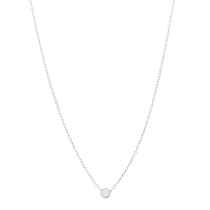 Cartier 18K White Gold Diamond SM D'Amour Pendant Necklace 1 of 7