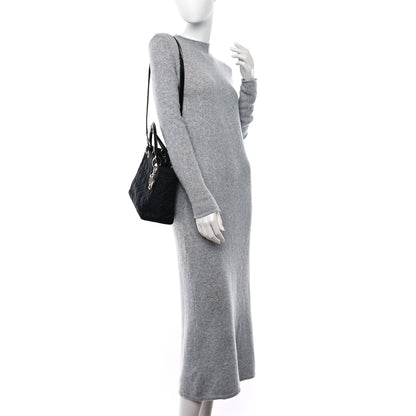 Christian Dior Nylon Cannage Medium Lady Dior Black 3 of 8