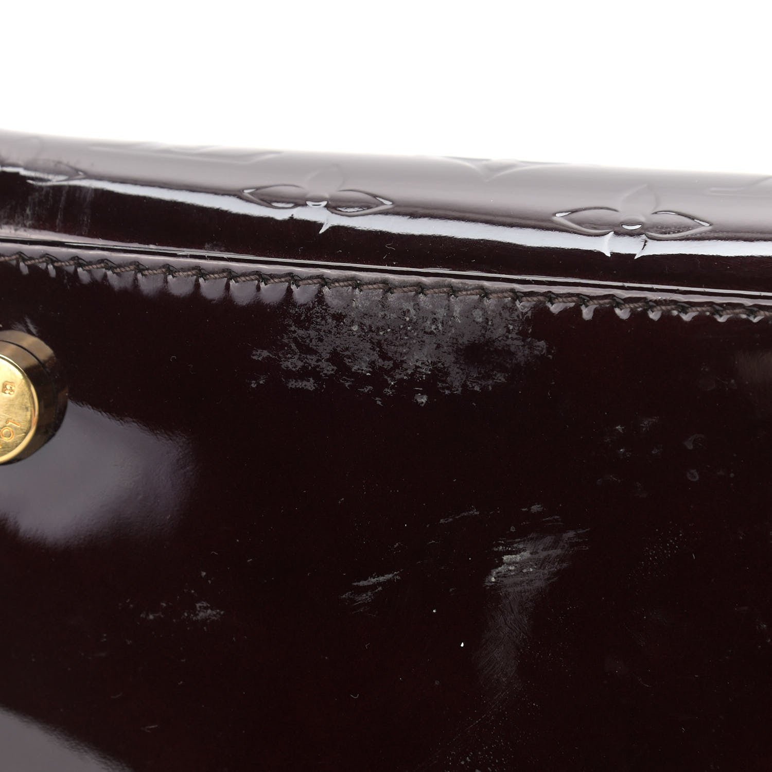 Louis Vuitton Vernis Brea GM Amarante 14 of 15