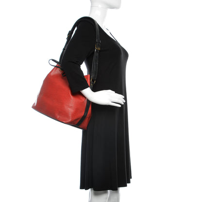 Louis Vuitton Epi Petit Noe Red Black 2 of 27