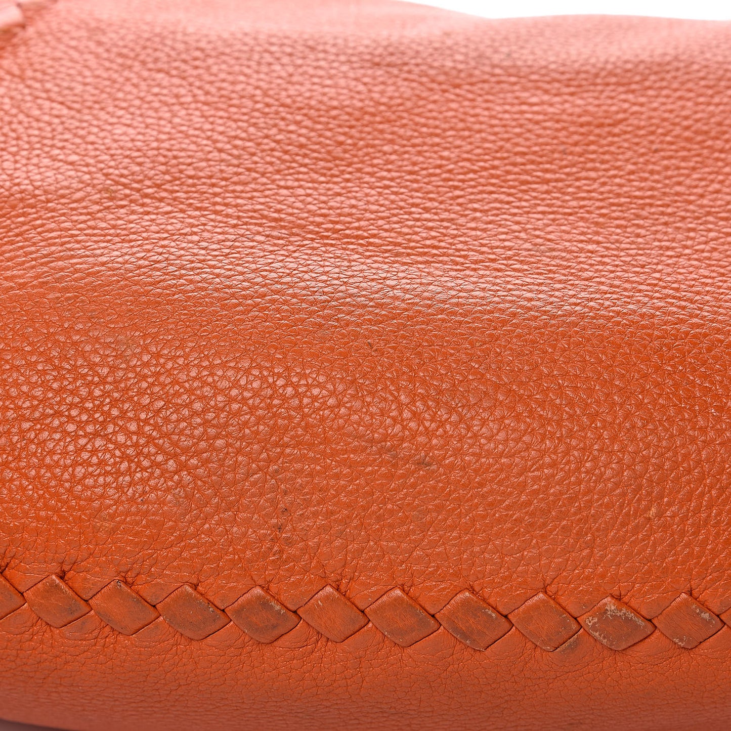 Cervo Deerskin Large Hobo Tangerine