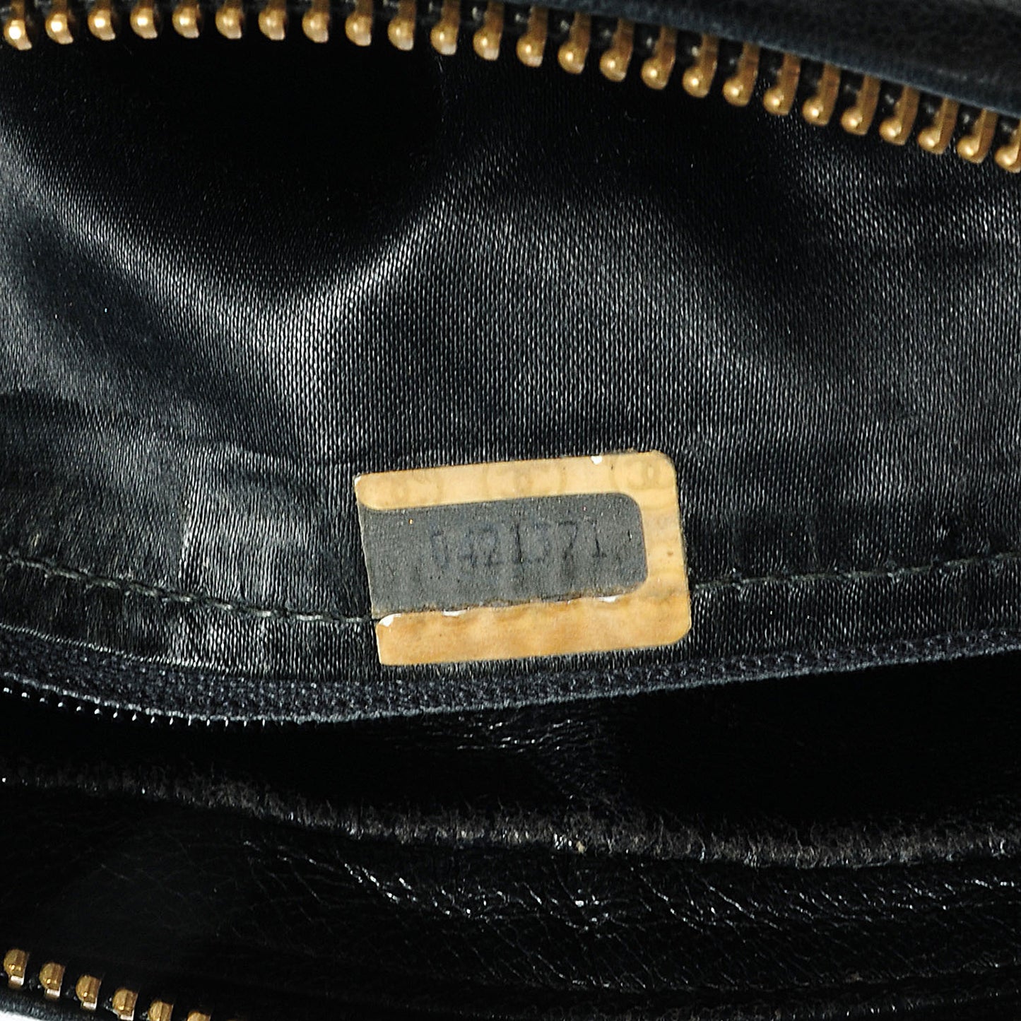 Lambskin Tassel Camera Case Black