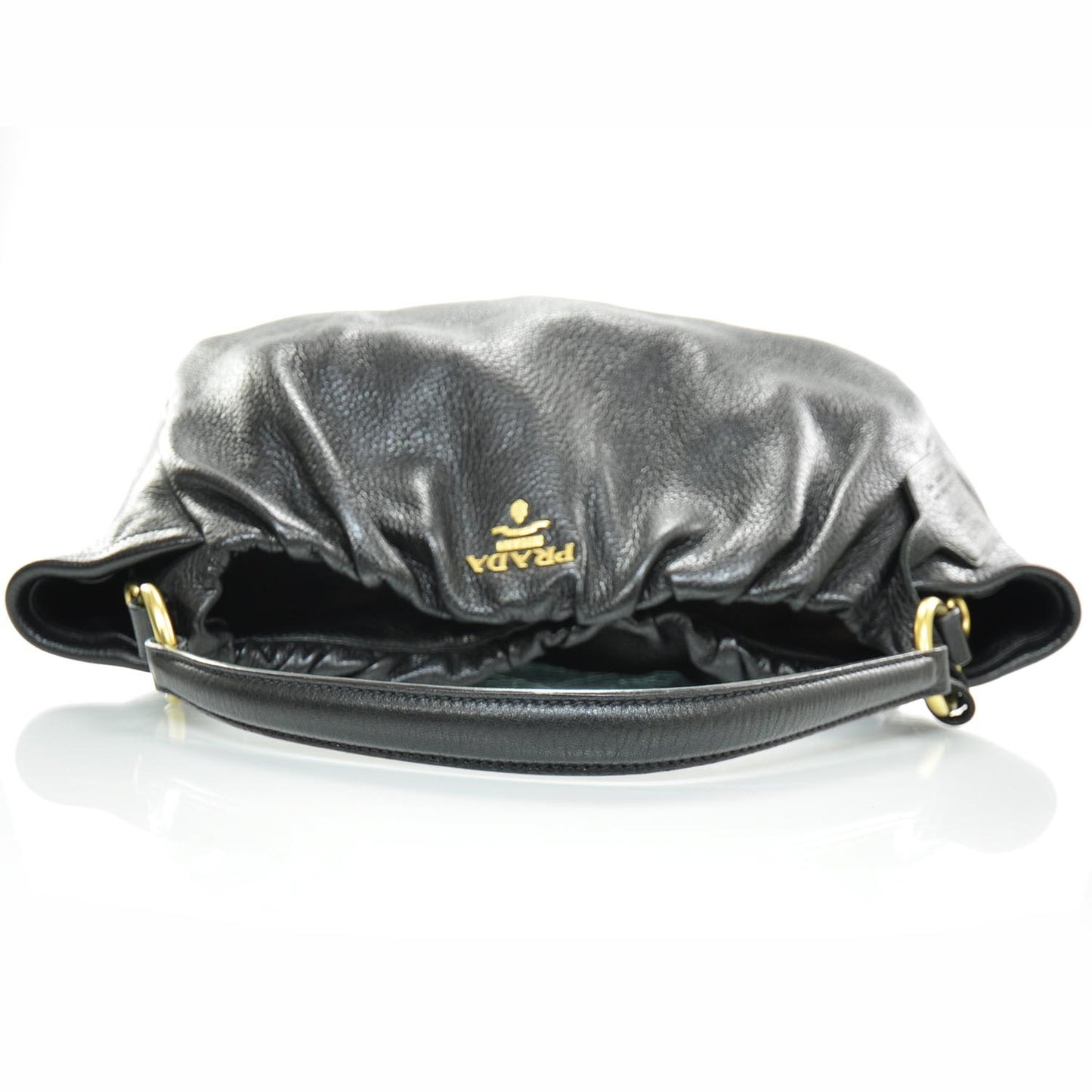 Deerskin Shoulder Bag Black