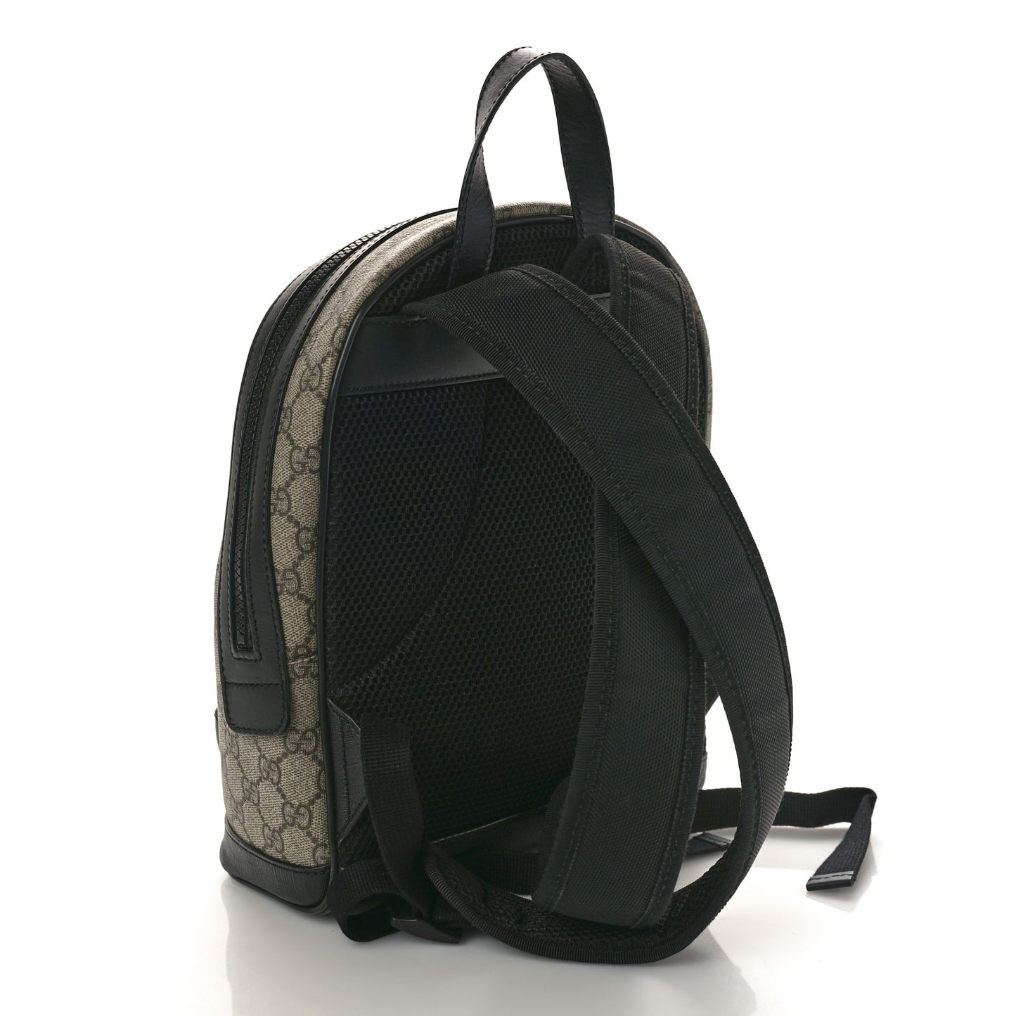 GG Supreme Monogram Small Eden Day Backpack Black