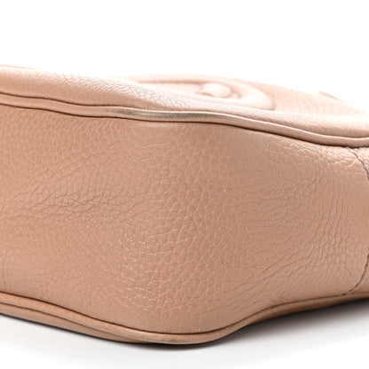 Gucci Pebbled Calfskin Small Soho Disco Bag Camelia 7 of 12