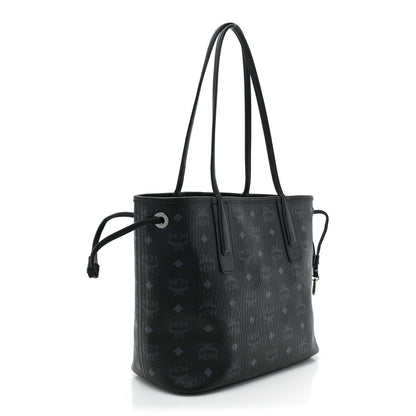 MCM Visetos Small Liz Reversible Shopper Tote Black 5 of 15