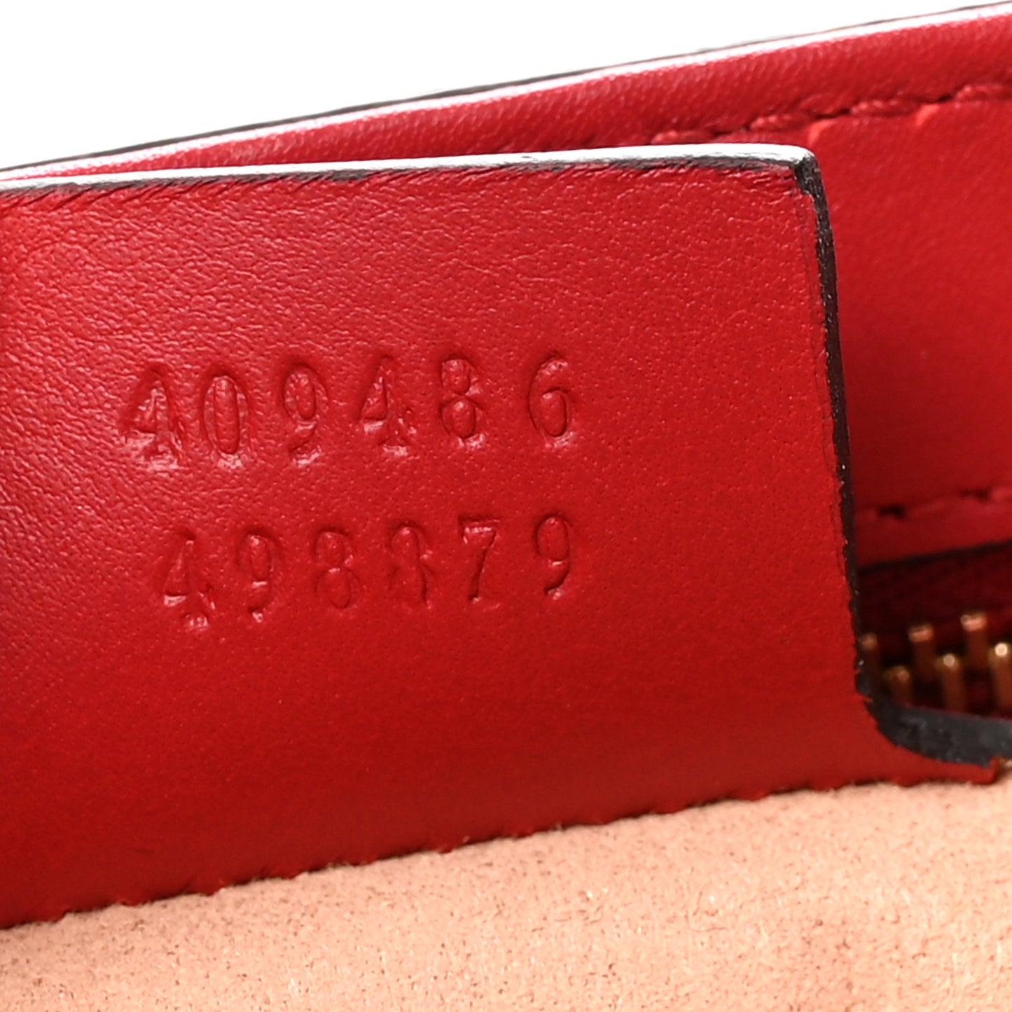 GG Supreme Monogram Calfskin Medium Padlock Shoulder Bag Beige Hibiscus Red New Rosette