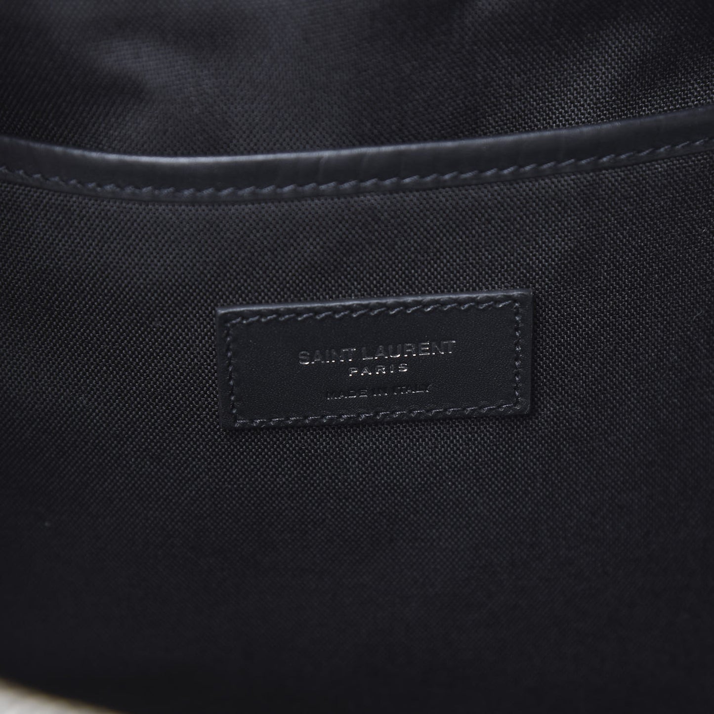 Canvas Signature Heaven Embroidered City Backpack Black