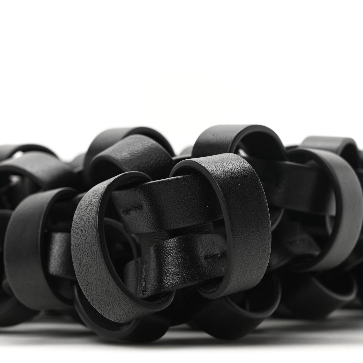 Bottega Veneta Lambskin Grasp Top Handle Tote Black 11 of 12