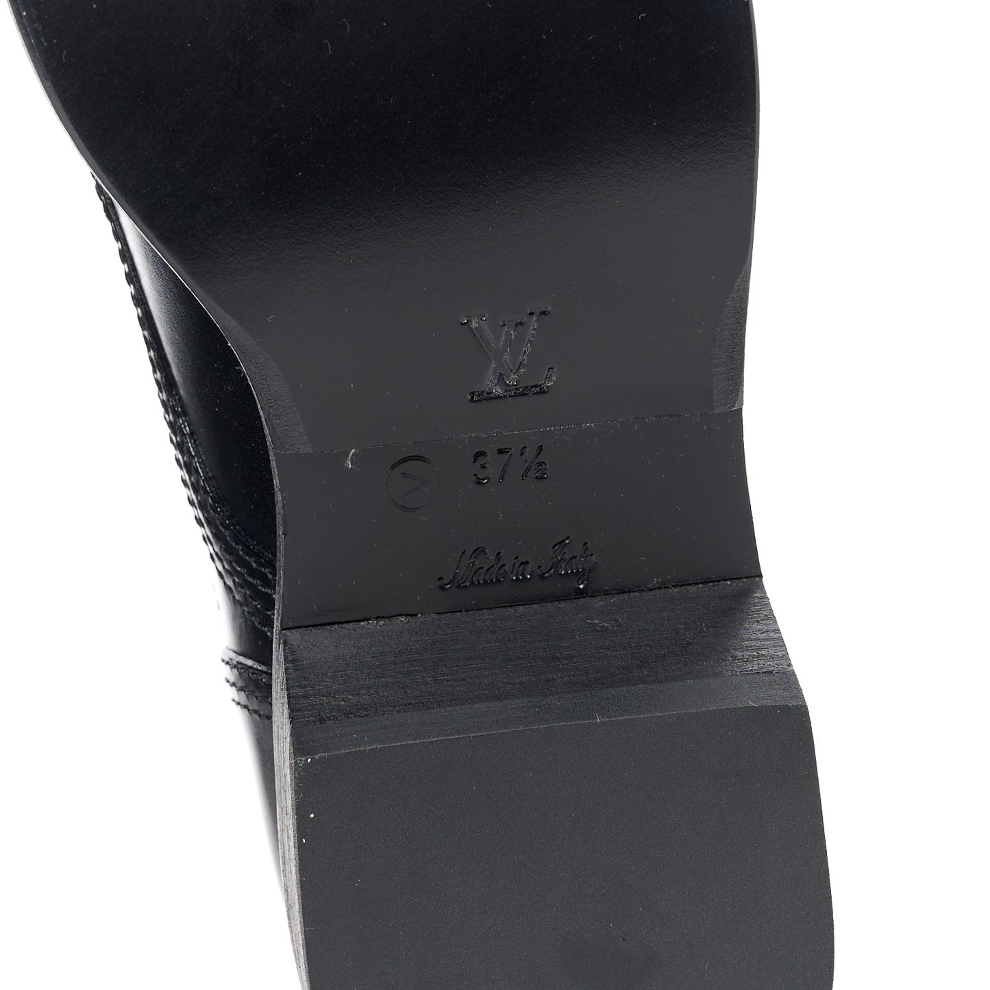 Calfskin Monogram Metropolis Flat Ranger Boots 37.5 Black