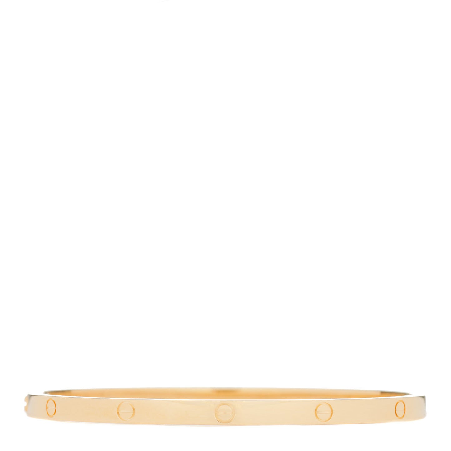 18K Yellow Gold Small LOVE Bracelet 17