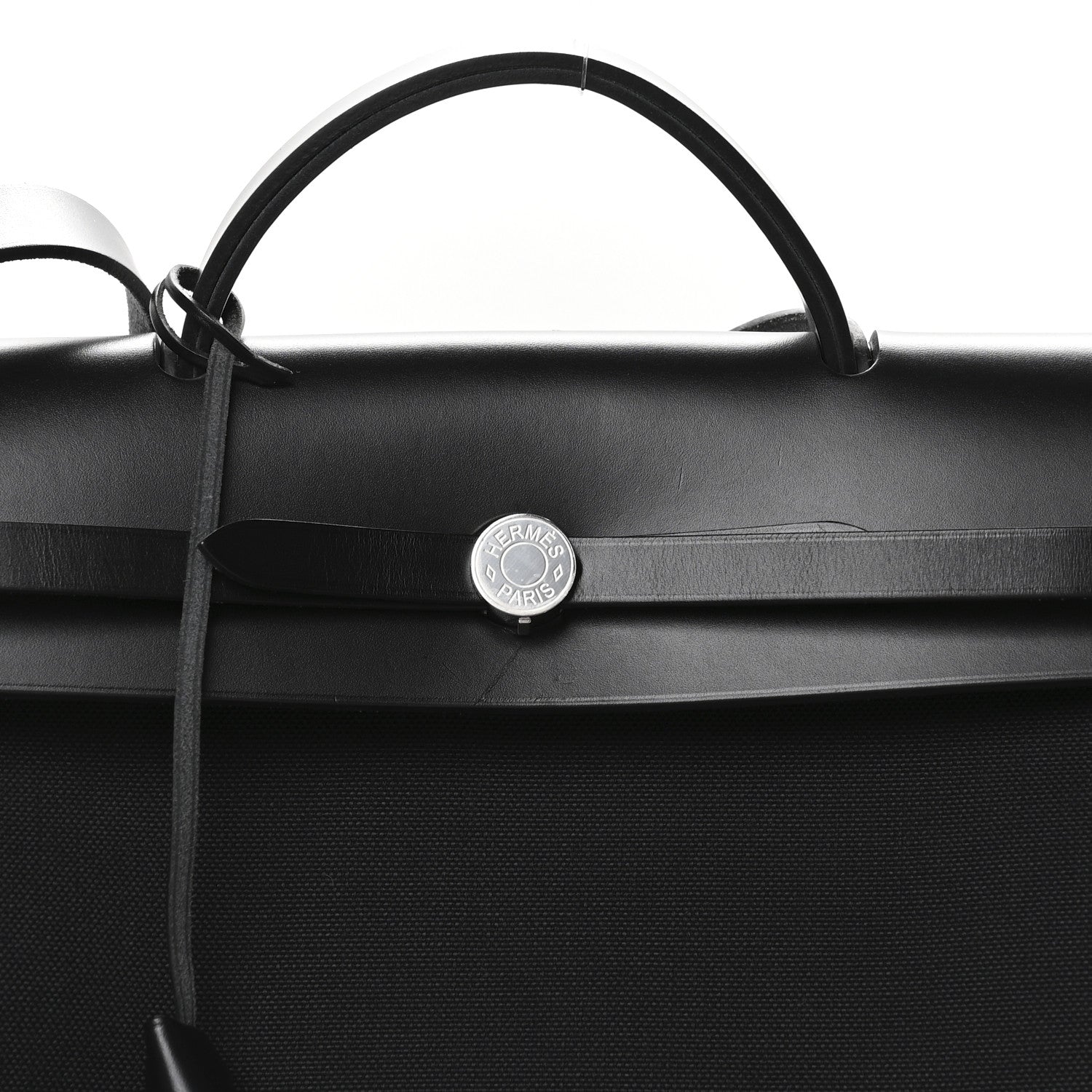 Hermes Toile Vache Hunter Herbag Zip 39 MM Black 9 of 12