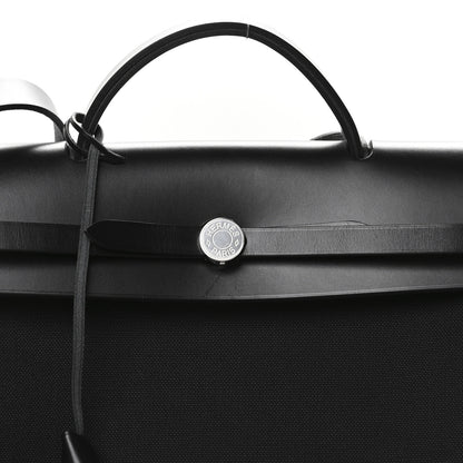 Hermes Toile Vache Hunter Herbag Zip 39 MM Black 9 of 12
