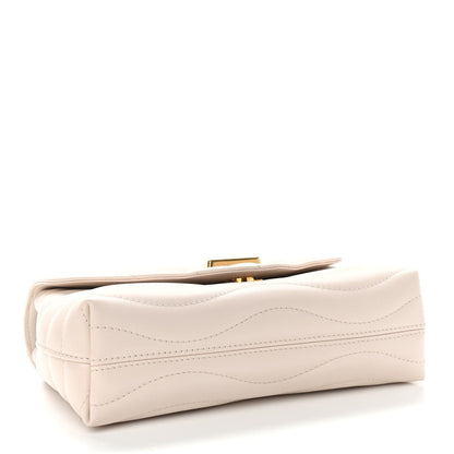 Louis Vuitton Calfskin LV New Wave Chain Bag Ivory 4 of 12