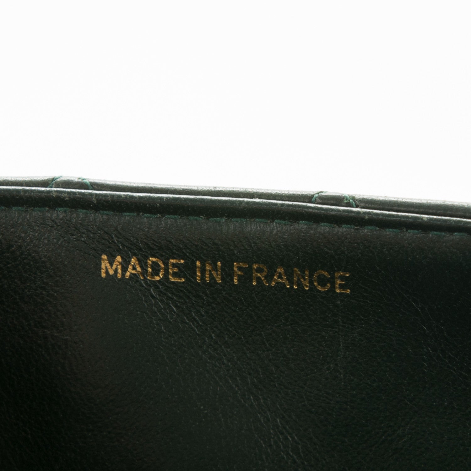 Chanel Lambskin Quilted Small Single Flap Dark Green 7 of 9