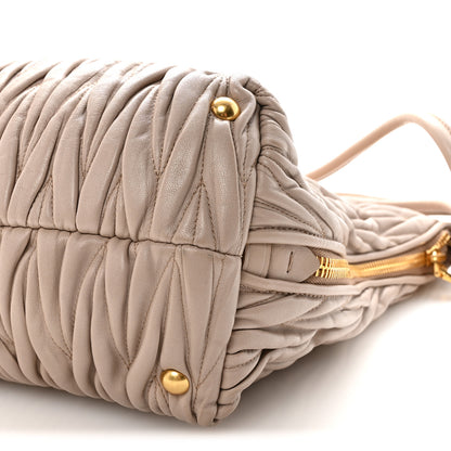 Miu Miu Nappa Matelasse Tote Corda 9 of 9