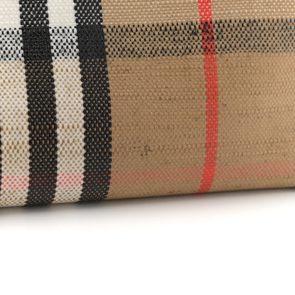 Burberry Coated Canvas Vintage Check Calfskin Mini Highlands Shoulder Bag Sand 12 of 12
