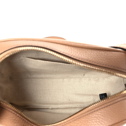 Gucci Pebbled Calfskin Small Soho Disco Bag Camelia 5 of 9