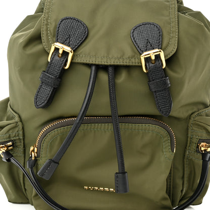 Burberry Nylon Small Crossbody Rucksack Backpack Canvas Green 8 of 10