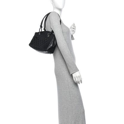 Chanel Calfskin Quilted Large Cambon Bowler Black 2 of 14