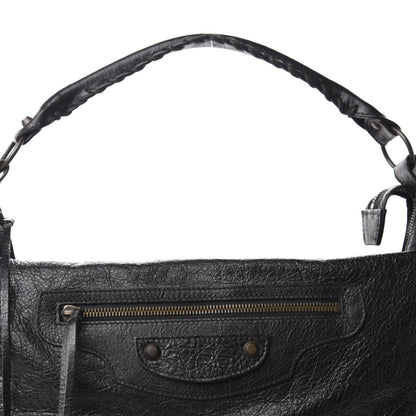 Balenciaga Agneau Classic Hardware Day Hobo Black 10 of 10