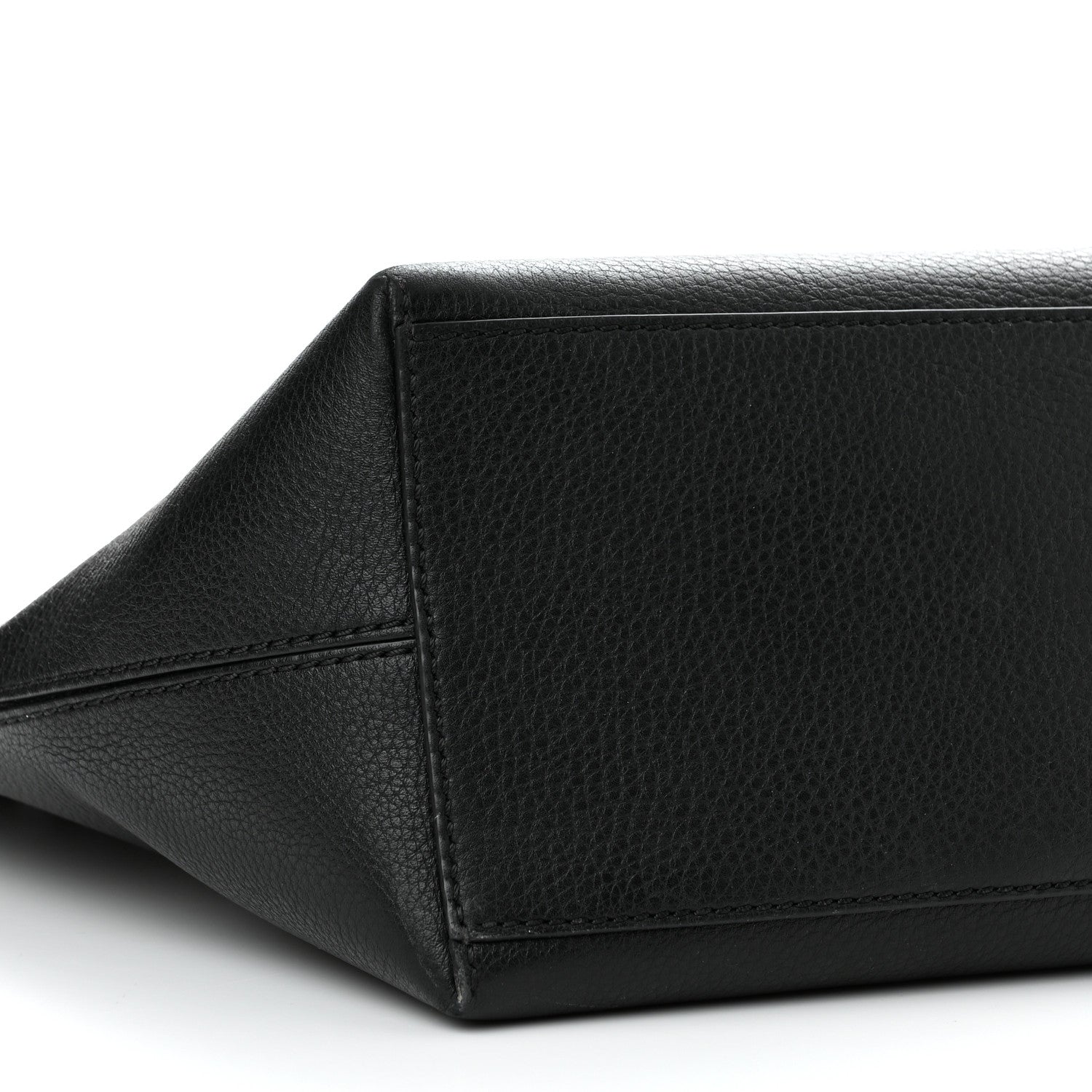 Valentino Garavani Grained Calfskin Rockstud Shoulder Tote Black 8 of 12