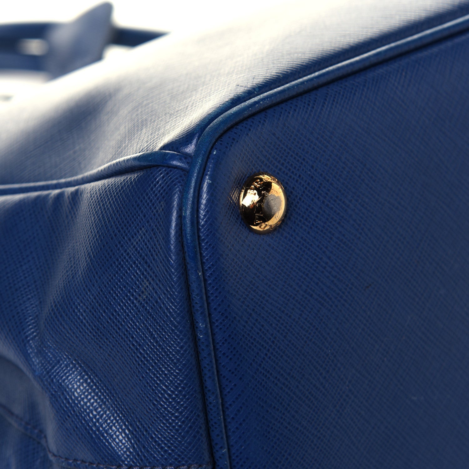 Prada Saffiano Large Galleria Double Zip Tote Bluette 9 of 14