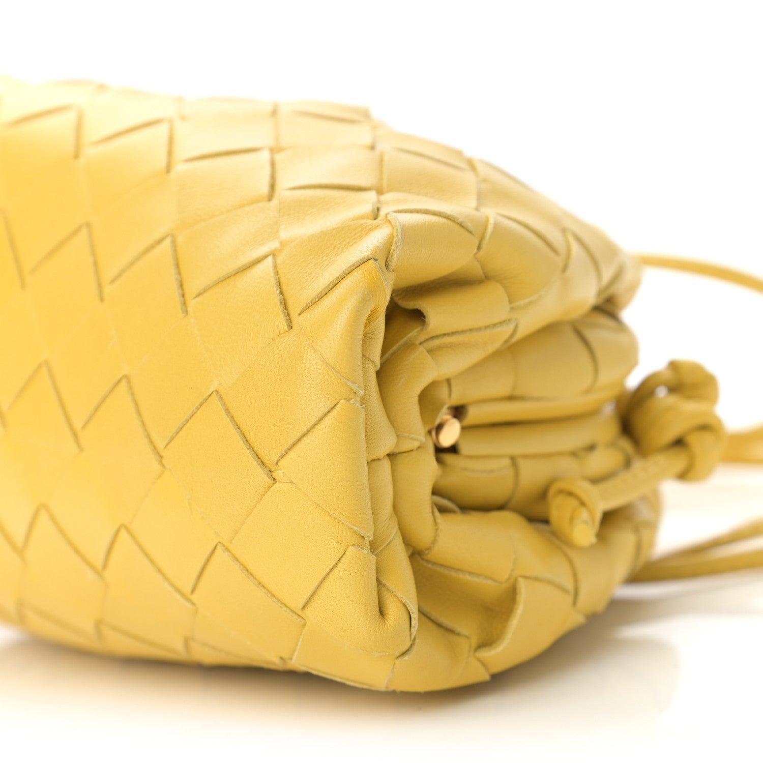 Bottega Veneta Nappa Intrecciato The Mini Pouch Buttercup 9 of 11