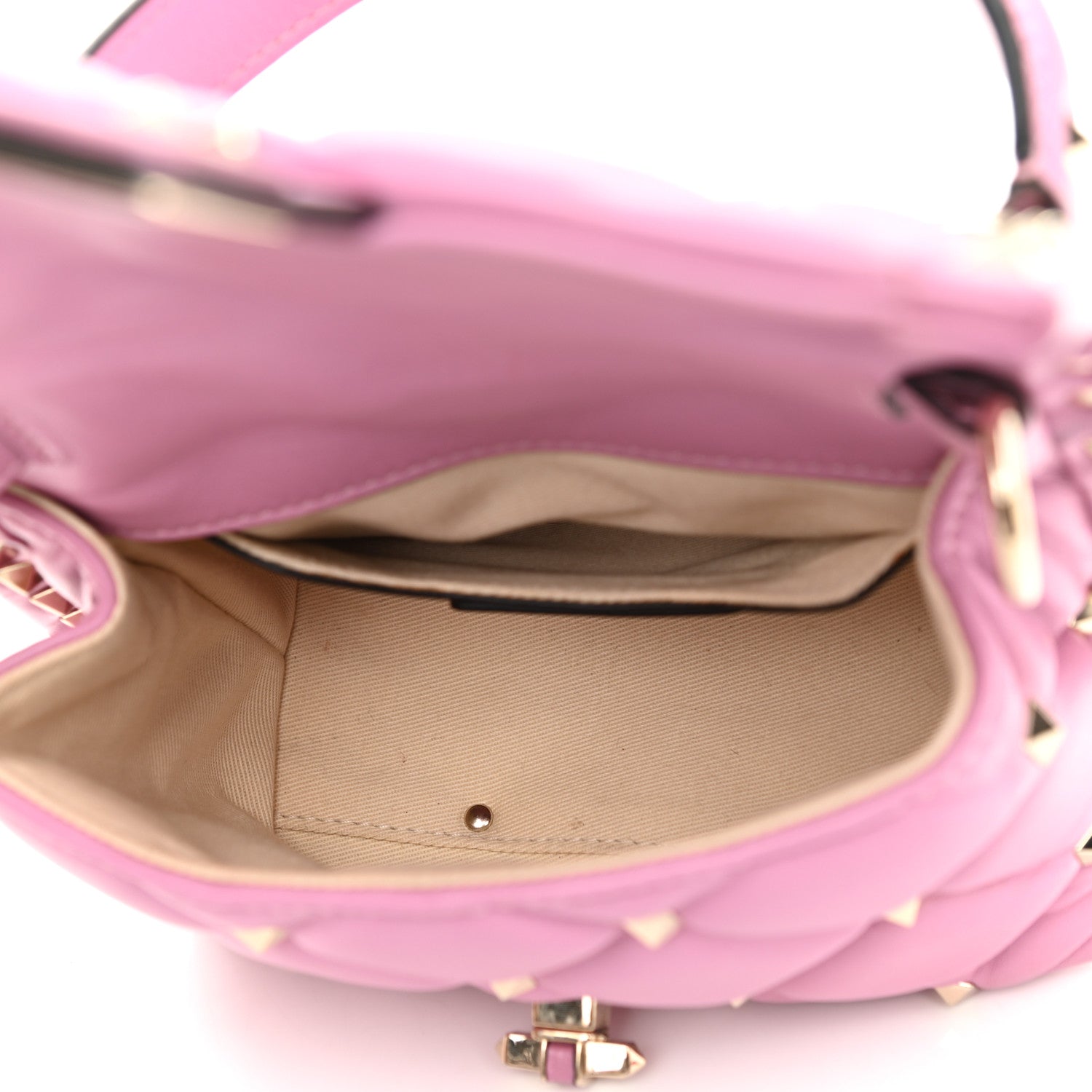 Valentino Garavani Nappa Mini Candystud Top Handle Bag Absolute 5 of 12