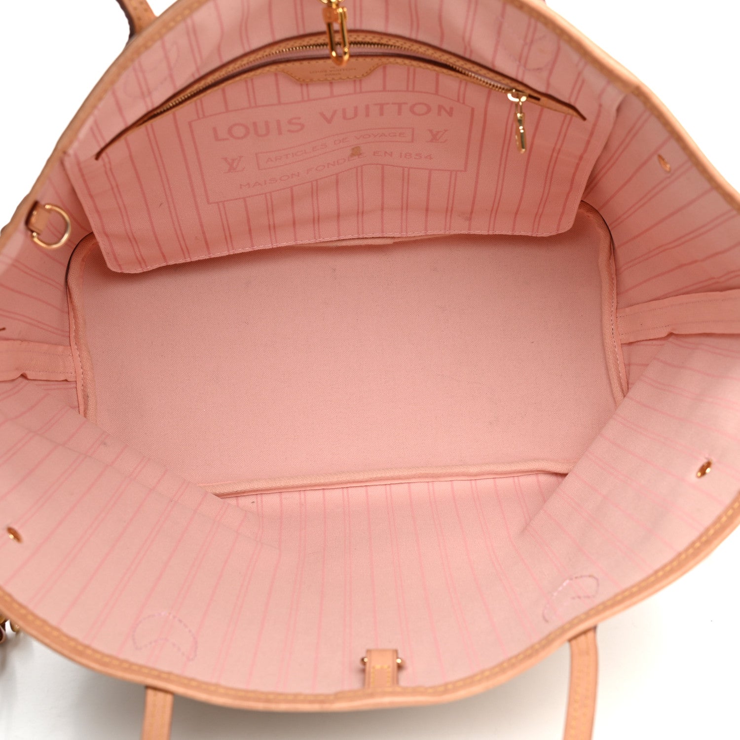 Louis Vuitton Damier Azur Neo Neverfull MM Rose Ballerine 5 of 11