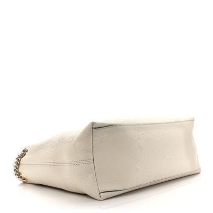 Gucci Cellarius Calfskin Medium Soho Chain Shoulder Bag Ivoire 3 of 8