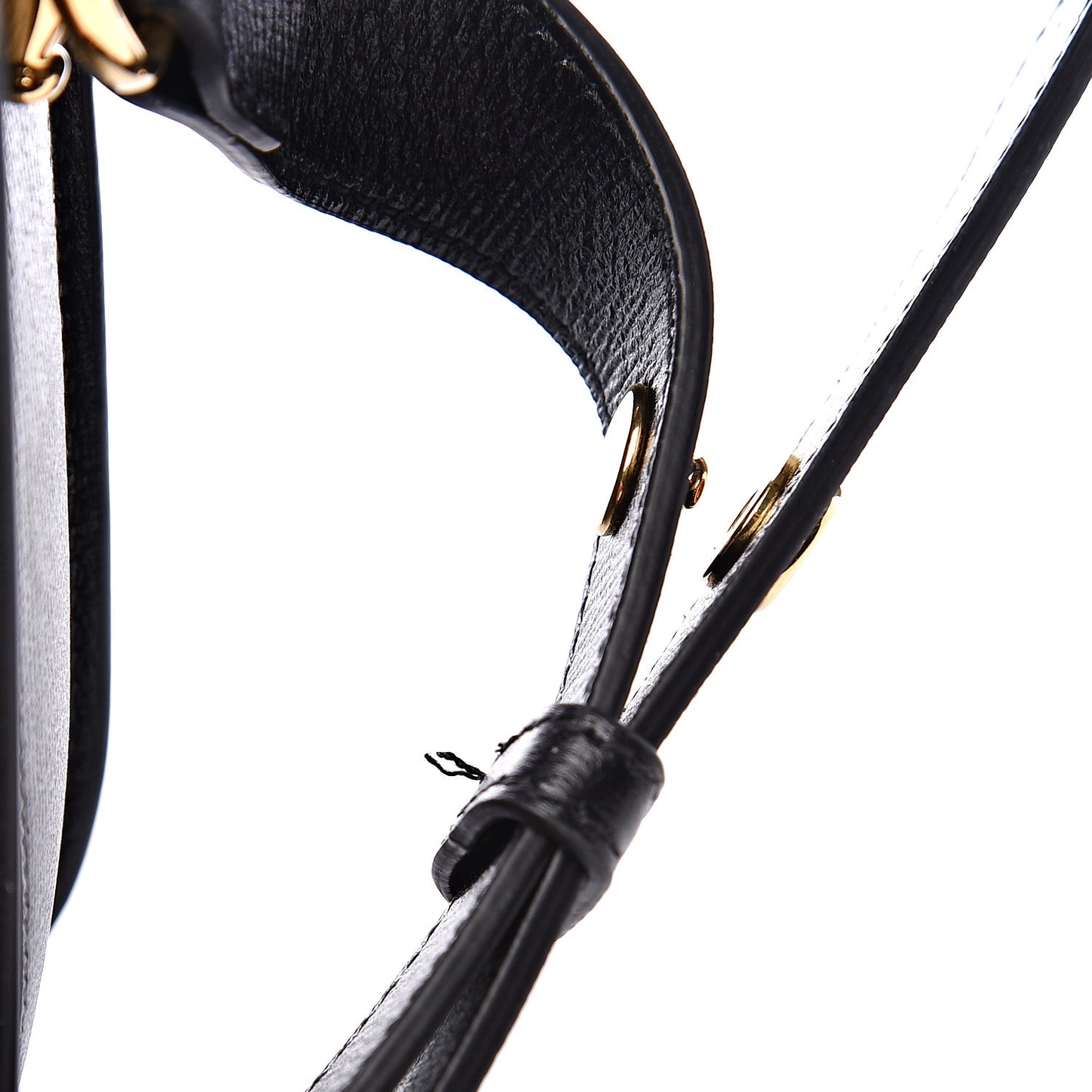 Azalea Calfskin Horsebit 1955 Shoulder Bag Black