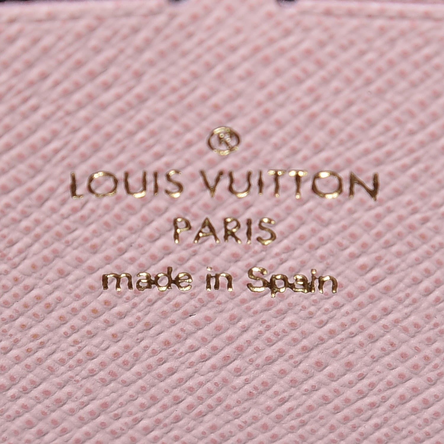 Louis Vuitton Damier Ebene Clemence Wallet Rose Ballerine 8 of 10