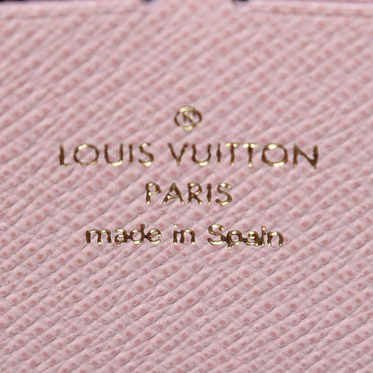 Louis Vuitton Damier Ebene Clemence Wallet Rose Ballerine 8 of 10