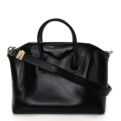 Givenchy Shiny Lord Calfskin Medium Antigona Black 1 of 10