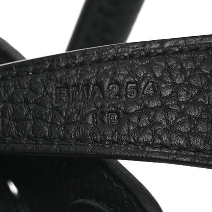 Hermes Taurillon Clemence Lindy 26 Black 7 of 12